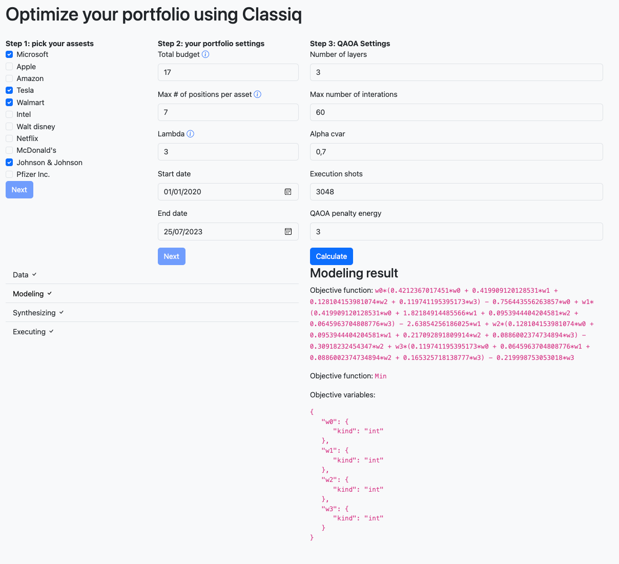 Integrate Classiq into your app