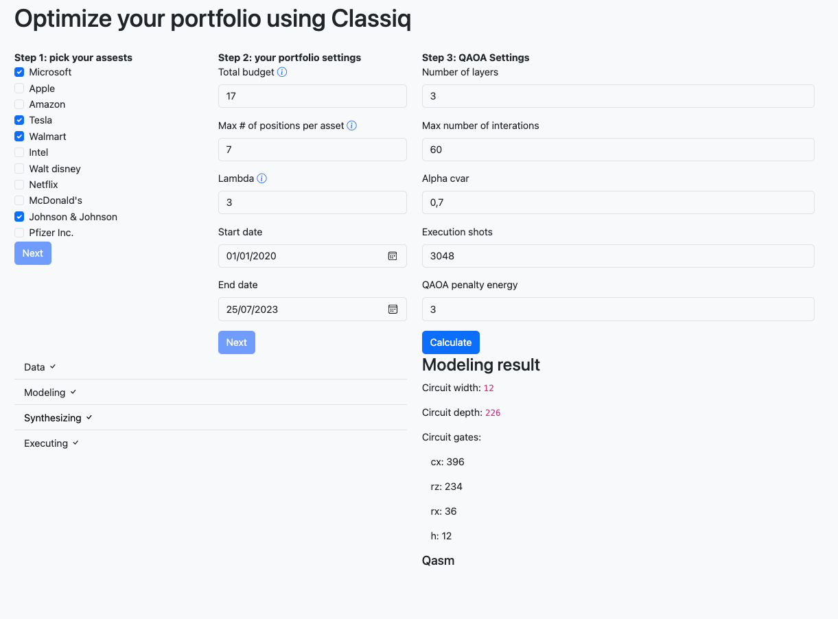 Integrate Classiq into your app