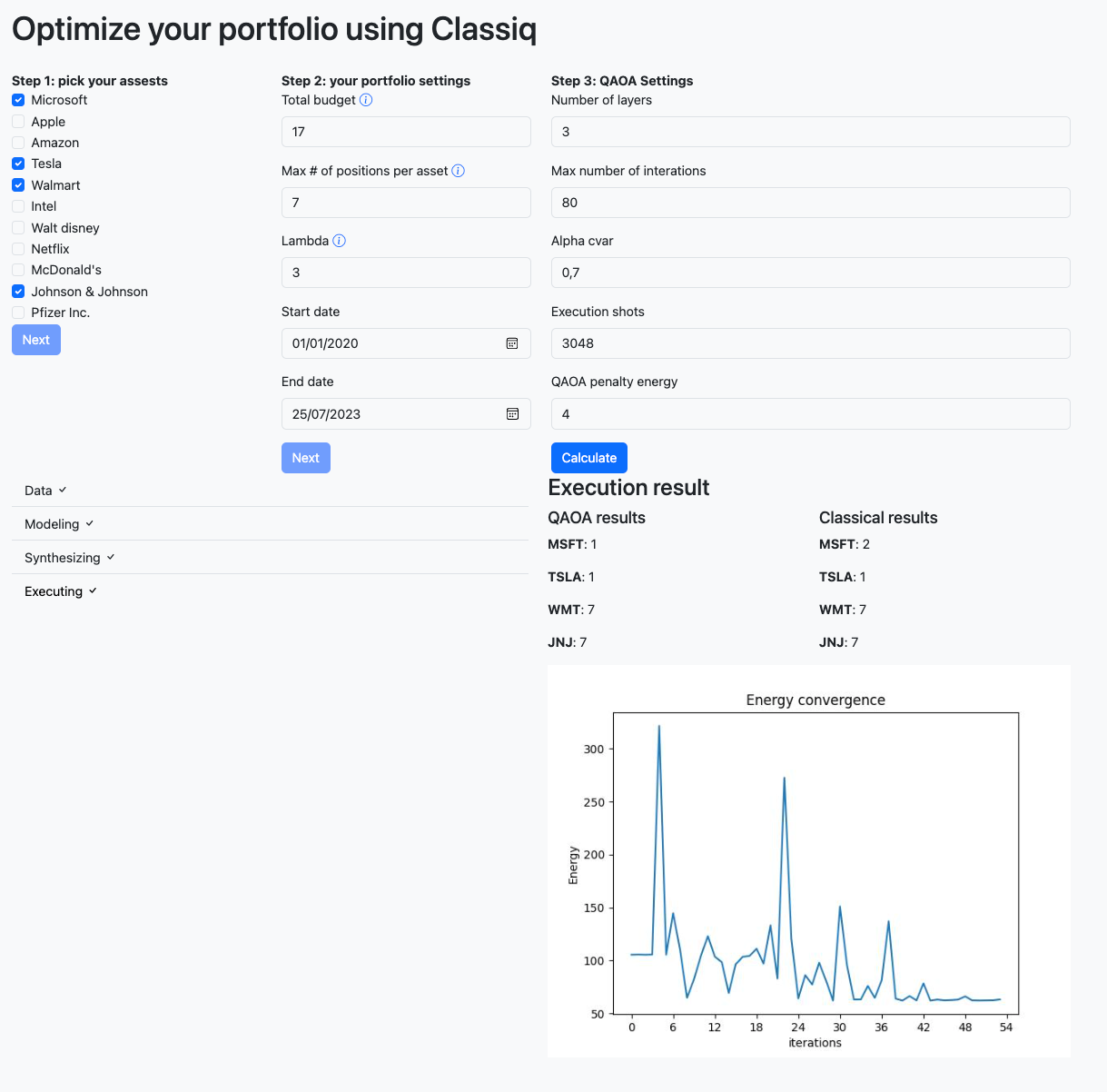 Integrate Classiq into your app